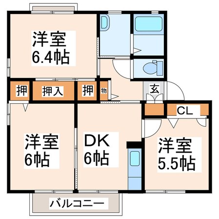 ファーストディアスの物件間取画像